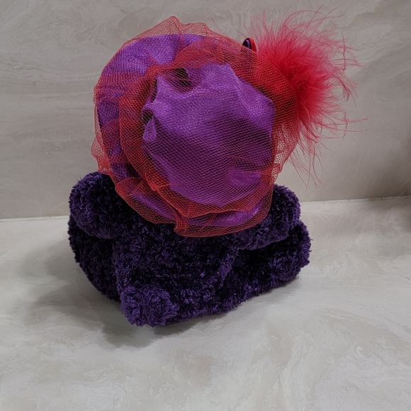 Vintage Puple Bear with Jewelry Box - Picture 3 of 3